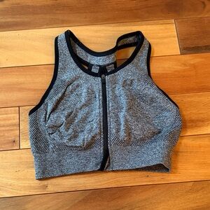 Soma Gray and Black Sports Bra